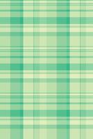 Vibrant mint green and pale yellow plaid pattern. Perfect for textile design, website backgrounds, or crafting projects. This seamless texture evokes freshness, spring, and a sense of calm. vector