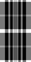 Stylish monochrome plaid pattern. Perfect for textile design, website backgrounds, or modern branding. This graphic offers a clean, geometric aesthetic, representing order and sophistication. vector