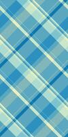Abstract diagonal plaid pattern in calming blue and pale yellow hues. Perfect for textile designs, website backgrounds, or any project needing a subtle yet stylish geometric texture. vector