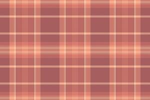 Elegant peach and dusty rose plaid pattern. Perfect for textile design, website backgrounds, or fashion projects. Subtle texture adds a touch of sophistication and warmth. vector