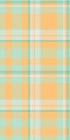 Soft pastel plaid pattern in peach, mint green white. Ideal for textile designs, backgrounds, or website designs. Evokes feelings of springtime freshness and gentle warmth. vector