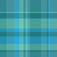 Vibrant teal and turquoise plaid pattern. Perfect for textile design, fashion, or website backgrounds. This modern, geometric texture evokes feelings of freshness and energy. vector