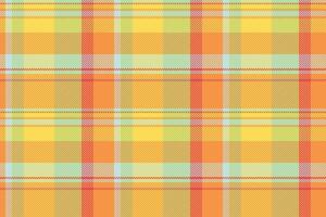 Vibrant seamless plaid pattern with bright, warm colors. Versatile for backgrounds, textiles, and designs. Adds a cozy, cheerful, and stylish touch. vector
