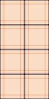 Subtle peach and deep maroon plaid pattern. Perfect for fall fashion, textile design, or website backgrounds. vector