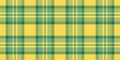 Vibrant yellow and green plaid pattern. Perfect for textile design, website backgrounds, or crafting projects. This cheerful, seamless texture evokes feelings of warmth and optimism. vector
