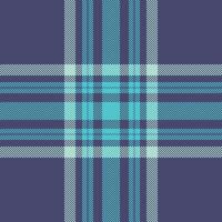Stylish teal and purple plaid pattern. Perfect for textile design, website backgrounds, or fashion projects. This repeating texture offers a modern yet classic feel, symbolizing order and structure. vector
