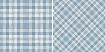 Classic blue plaid patterns. Seamless tartan designs. Perfect for backgrounds, textiles, and designs needing a timeless, versatile texture. vector