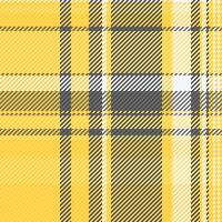 Vibrant yellow and gray plaid pattern. Perfect for textile design, website backgrounds, or fashion projects. This cheerful, textured image evokes feelings of warmth and style. vector