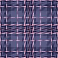 Elegant purple and pink plaid pattern. Perfect for textile design, fashion, or website backgrounds. This sophisticated seamless texture evokes a sense of warmth and style. vector