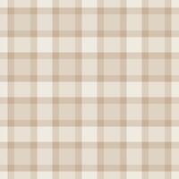 Elegant neutral beige and offwhite gingham pattern. Perfect for backgrounds, textiles, and website designs. This subtle yet stylish check evokes feelings of calm and sophistication. vector
