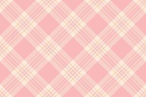 Elegant pink and cream plaid pattern. Perfect for textile design, wallpapers, and branding projects. This subtle yet stylish design evokes feelings of femininity, warmth, and sophistication. vector