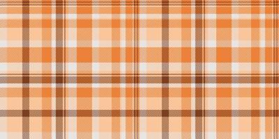 Subtle orange and brown plaid pattern. Perfect for autumnal designs, textile projects, and background textures. Evokes warmth, comfort, and rustic charm. vector