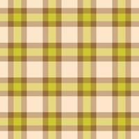 Elegant cream and olive green plaid pattern. Perfect for textile design, website backgrounds, or packaging. This subtle yet stylish design evokes feelings of warmth and sophistication. vector