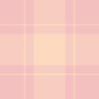 Subtle pastel pink and peach plaid pattern. Ideal for textile designs, fashion, branding, and website backgrounds. Evokes a feeling of softness, calmness, and gentle femininity. vector