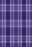 Seamless purple and navy plaid pattern. Perfect for textile designs, website backgrounds, or crafting projects. vector