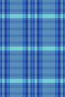 Vibrant blue and teal plaid pattern. Perfect for textile design, website backgrounds, or creating a fresh, modern aesthetic. vector