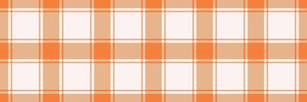 Elegant orange and white plaid pattern. Perfect for textile designs, website backgrounds, or fallthemed projects. Clean, simple, and versatile, this image evokes warmth and a classic aesthetic. vector