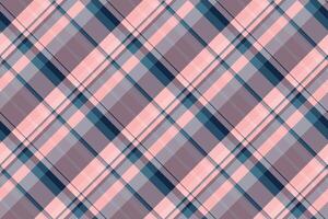 Mat seamless fabric pattern, tie texture plaid . Aesthetic textile check tartan background in pastel and light colors. vector
