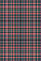 Seamless coral and teal plaid pattern. Perfect for textile design, website backgrounds, or fashion projects. vector