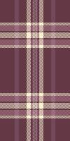 Elegant maroon and cream plaid pattern. Perfect for textile design, apparel, wrapping paper, or website backgrounds. This subtle yet stylish texture evokes feelings of warmth and comfort. vector