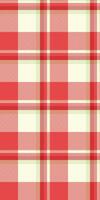 Classic red and cream plaid pattern. Perfect for textile design, apparel, home decor, and website backgrounds. This versatile image evokes feelings of warmth, comfort, and tradition. vector