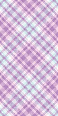 Spring plaid pattern tartan, layer background fabric. Continuity check texture seamless textile in light and purple colors.
