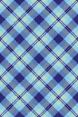Vibrant blue and mint green plaid pattern. Perfect for textile design, website backgrounds, or fashion projects.