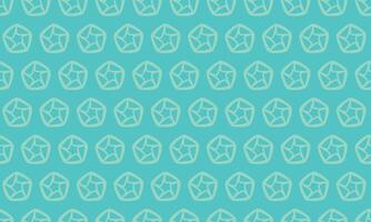 Repeating teal pentagon pattern. Modern geometric design ideal for website backgrounds, textile prints, or vibrant branding. Clean lines and minimalist style offer versatility. vector
