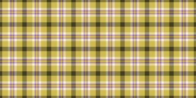 Elegant mustard yellow and lilac plaid pattern. Perfect for textile design, website backgrounds, or crafting projects. vector