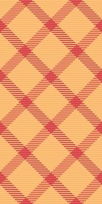 Tie seamless fabric, blank pattern textile tartan. Scratch background check plaid texture in orange and red colors.