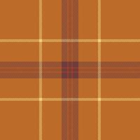 Cozy fabric pattern in warm autumn hues. Traditional tartan design, great for backgrounds, textiles, or a touch of rustic elegance. Versatile for design projects. vector