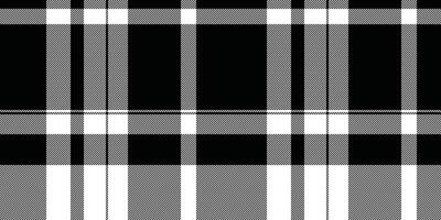 Stylish black, white, and gray plaid pattern. Perfect for textile design, website backgrounds, or fashion projects. This timeless design offers versatility and a sophisticated aesthetic. vector