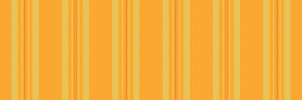 Rustomize textile seamless texture, african fabric stripe. Sow lines vertical pattern background in orange and lime colors. vector