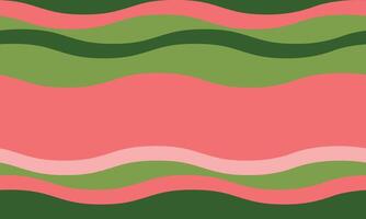 Vibrant wavy abstract background in coral, green, and pink. Perfect for branding, websites, social media, and print designs. Evokes feelings of nature, energy, and summer. vector