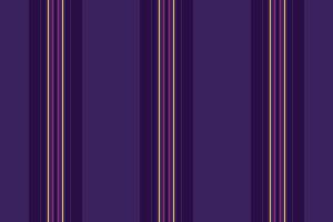 See stripe background seamless, uk lines textile fabric. Gila vertical texture pattern in violet and dark colors. vector
