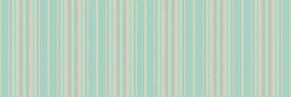 Morizontal fabric lines, sew seamless background pattern. Bed vertical texture textile stripe in teal and light colors. vector