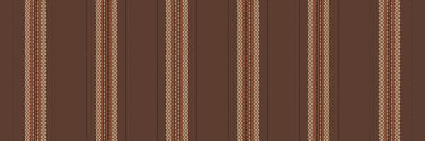 Place textile background stripe, drapery pattern lines fabric. Halloween seamless vertical texture in orange and dark colors. vector