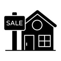 A flat design icon of mobile new arrival vector
