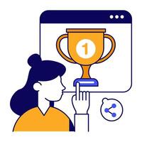 Modern Vectors design of awarded website