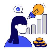 design of creative analytics vector