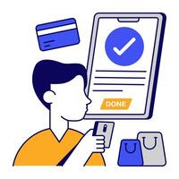 Order confirmed icon in modern design vector