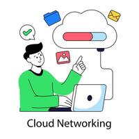 design of cloud network vector
