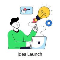 design of idea launch vector