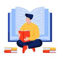 Perfect design illustration of student vector