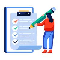 Perfect design illustration of mobile list vector