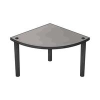 a corner table vector