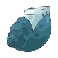 web shell illustration vector