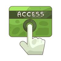 click access illustration vector