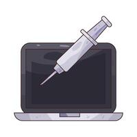 web injection illustration vector