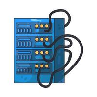 web server illustration vector